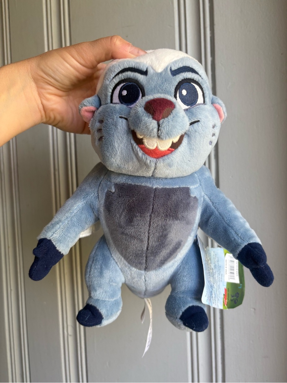 Disney BUNGA Lion Guard Gray & Blue Plush Character Stuffed Toy NWOT! 10in